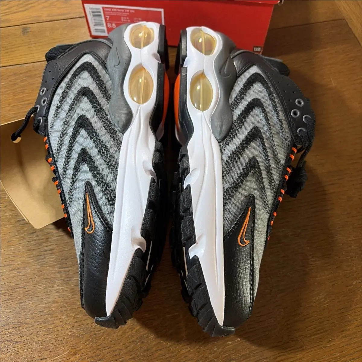 Nike shoes - Nike Air Max TW NN - FQ2437 001 - BLACK / TOTAL ORANGE 2