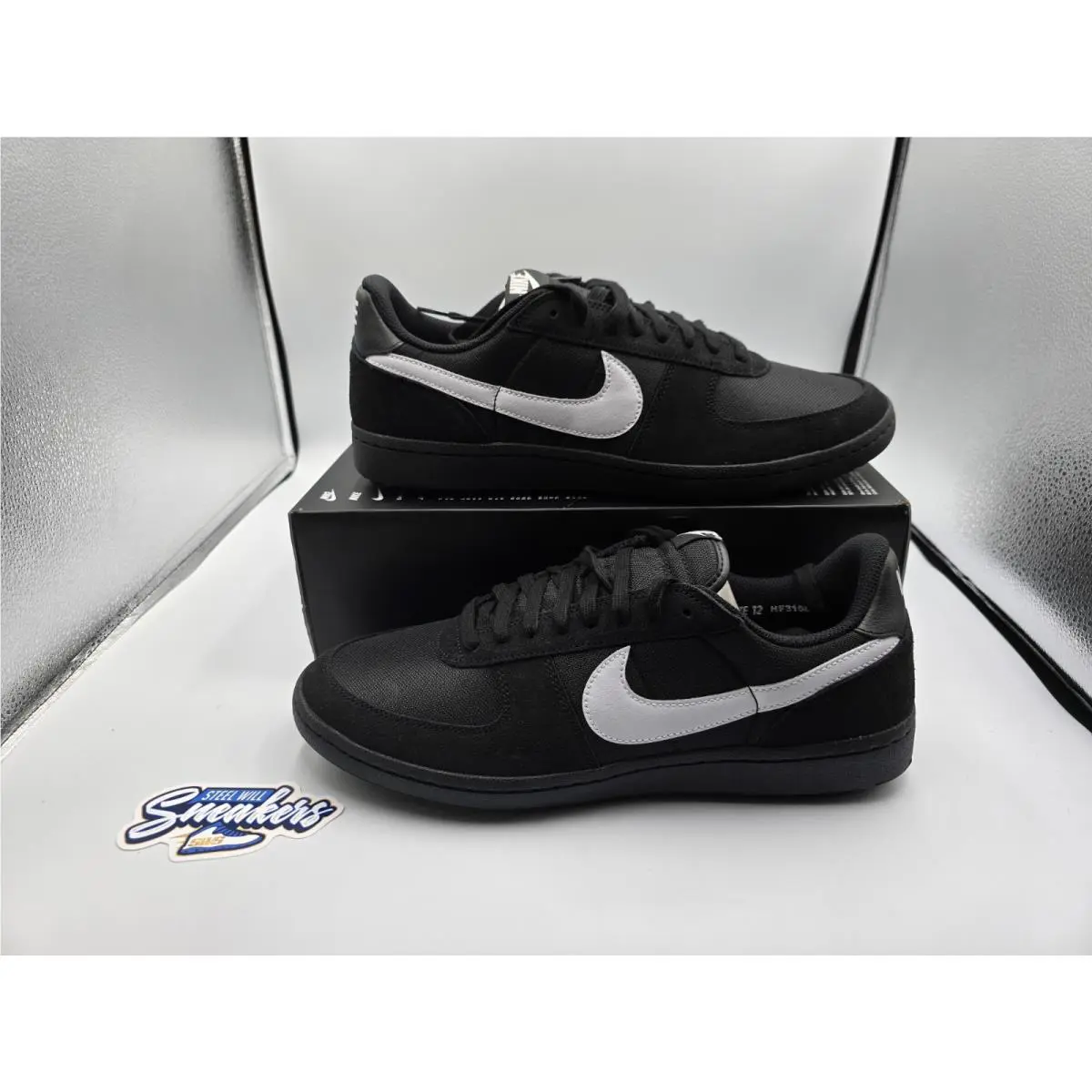 Nike shoes - NIKE Field - Field - FZ5593-001 - Black & Silver 2