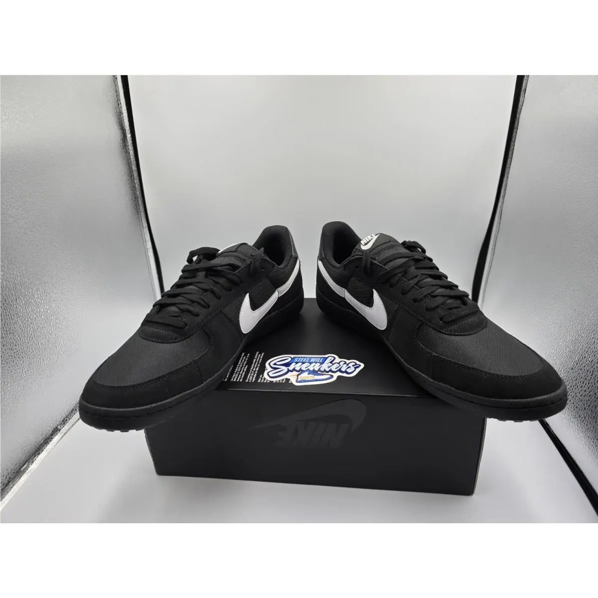 Nike shoes - NIKE Field - Field - FZ5593-001 - Black & Silver 7