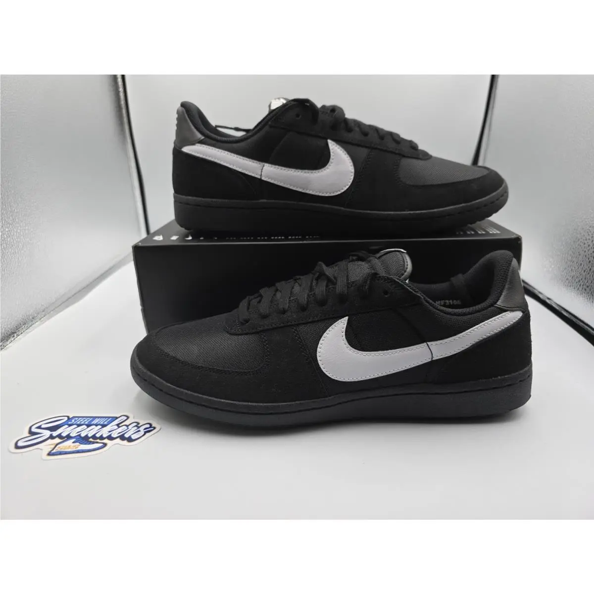 Nike Field General Shoes Black Metallic Silver FZ5593-001 Mens 13 No Lid