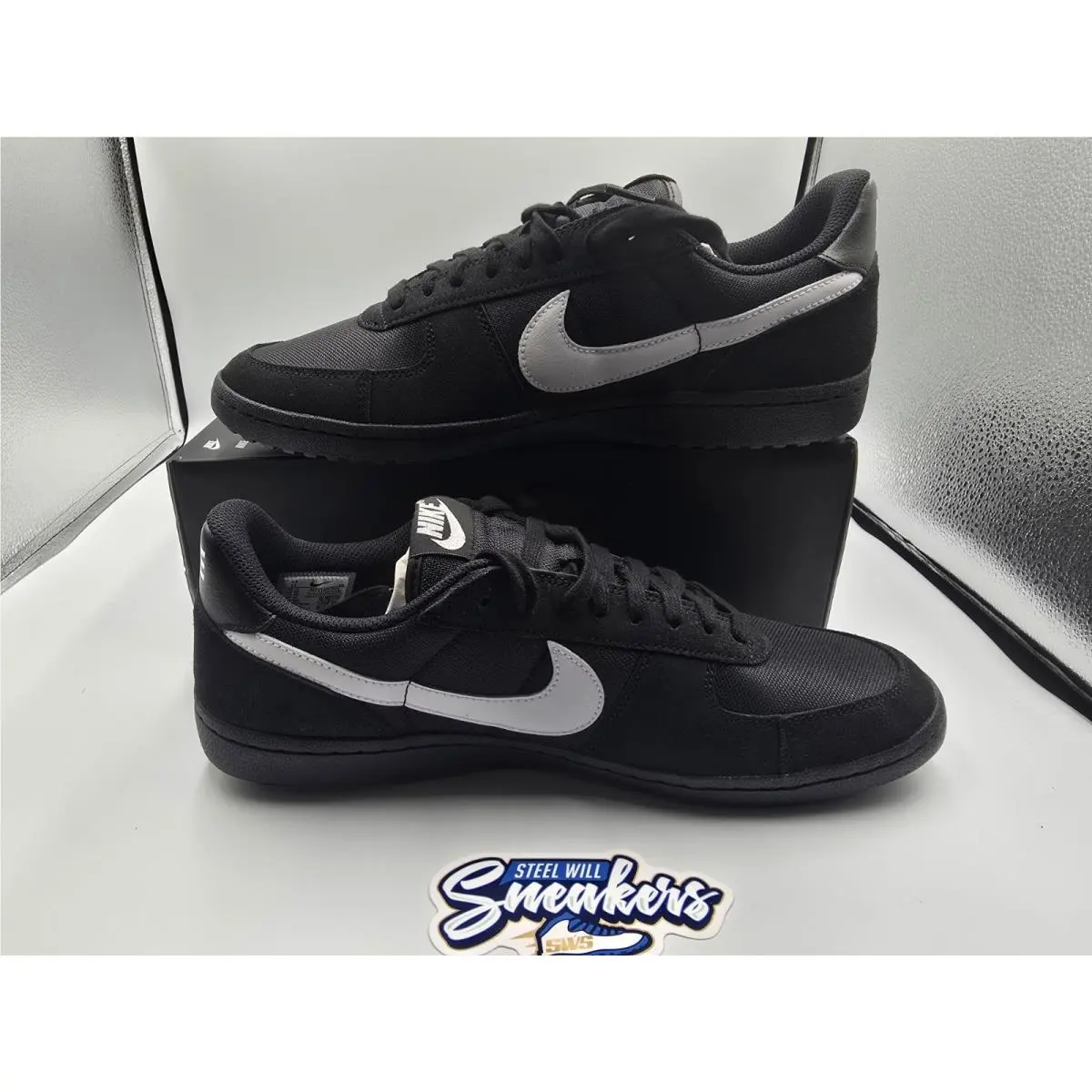 Nike shoes - NIKE Field - Field - FZ5593-001 - Black & Silver 1