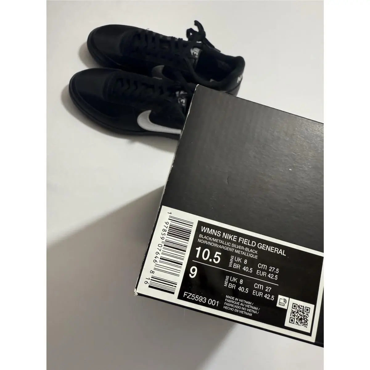 Nike shoes - Nike Field General - Field General - FZ5593-001 - Black (UPC: 0197859076468) 8