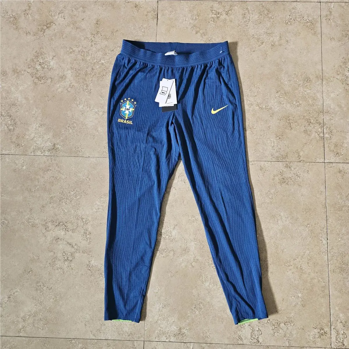 Nike Dri-fit Adv Brazil Pants Blue Compression Pants Sample FJ2004-476 Sz Large