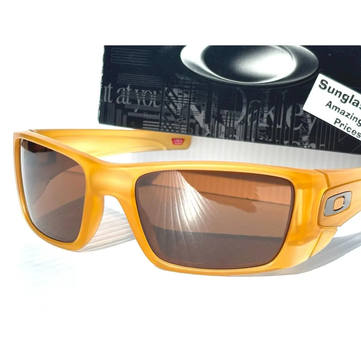 Fuel Cell Matte Curry Prizm Bronze Lens Sunglass 9096-N1 by Oakley