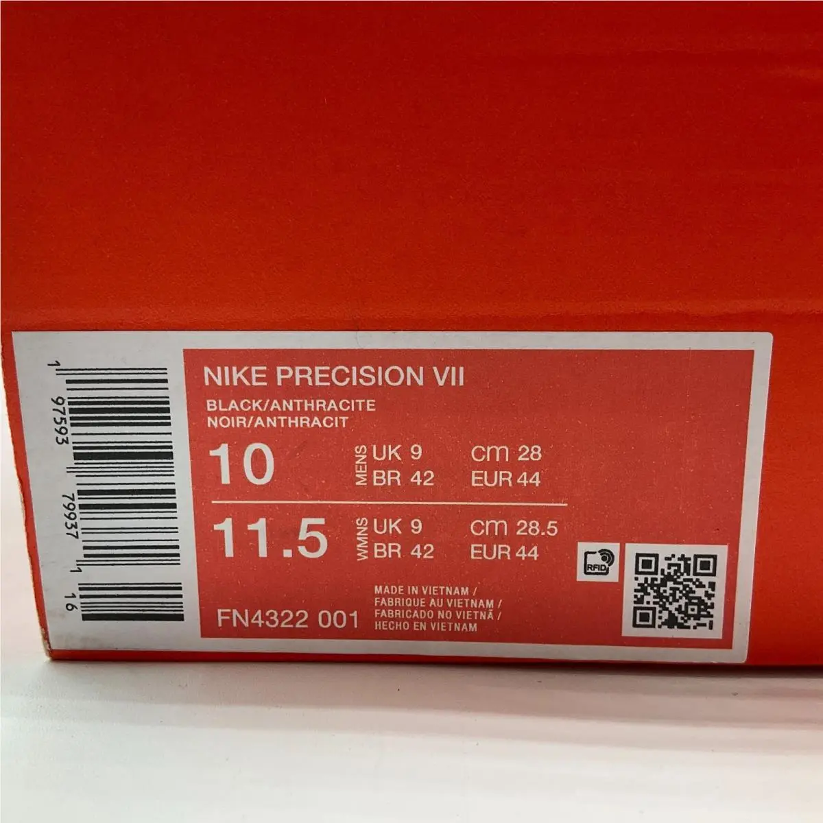 Nike shoes - Nike Precision VII - Precision VII - FN4322 001 - Black (UPC: 197593793409) 10