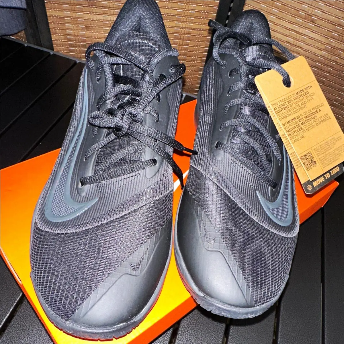 Nike Precision 7 Vii Black Anthracite Basketball Shoe FN4322-001 Men 9 Women10.5