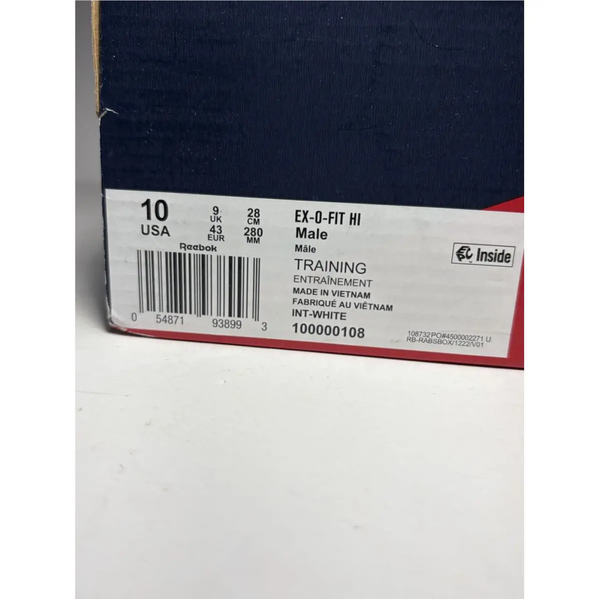 Reebok shoes - Reebok Ex-O-Fit - White 10