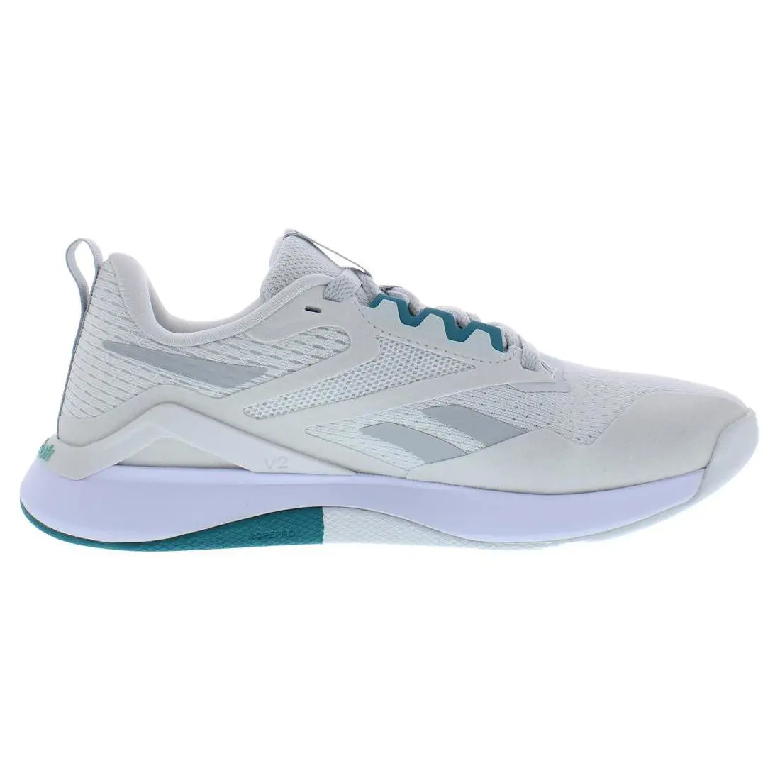 Reebok shoes - Grey/Teal/White, Main: Grey 1