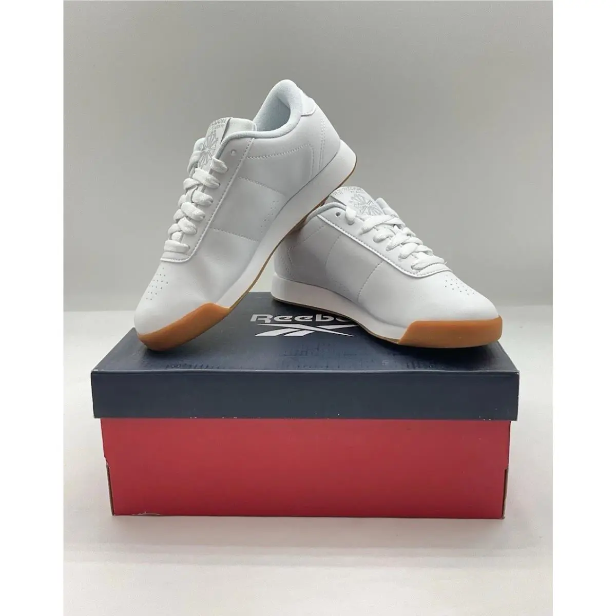 Reebok Princess Women`s Training Shoe Size 5 White/gum BS8458