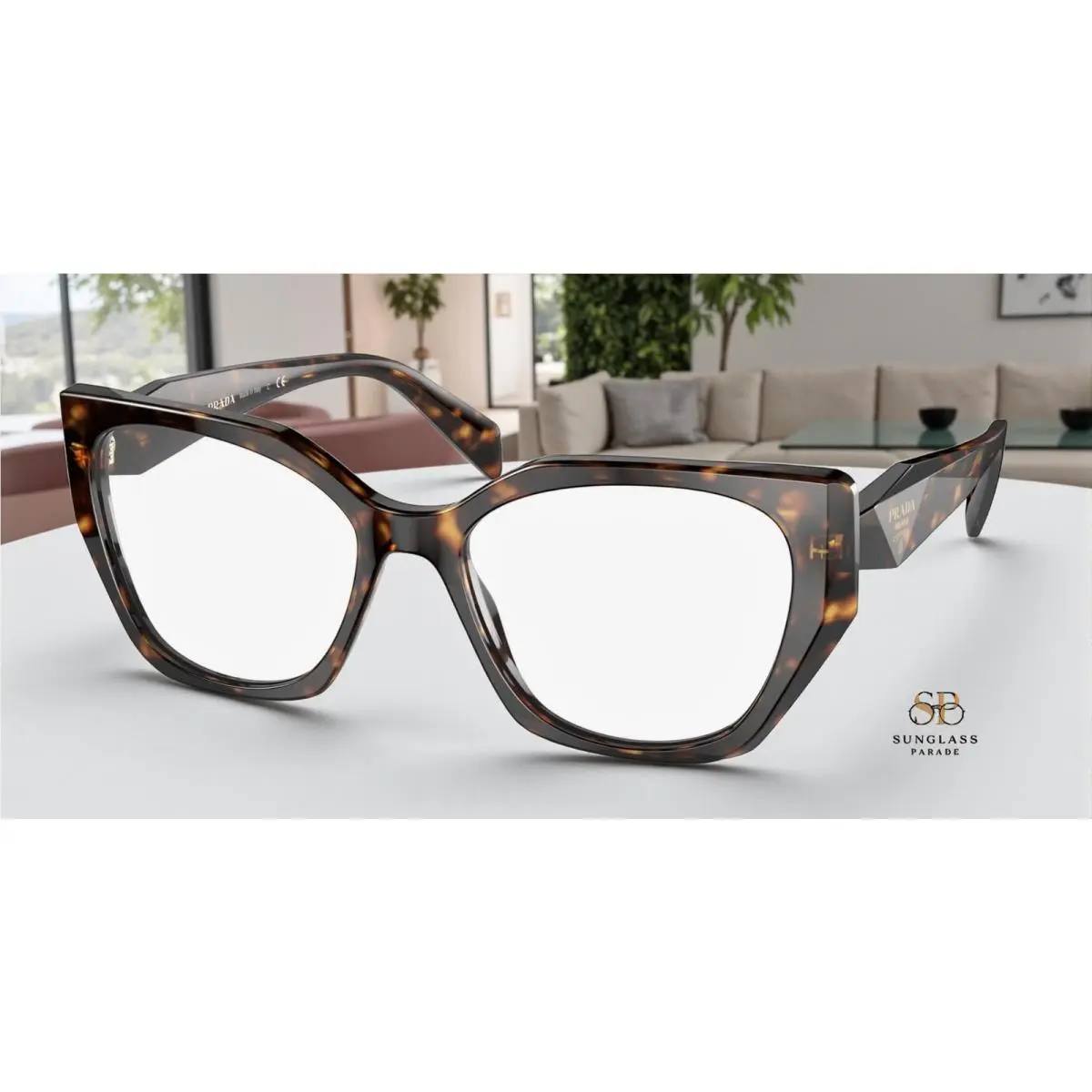 Prada PR 18WV 2AU1O1 Tortoise Demo Lens 54 mm Women`s Eyeglasses