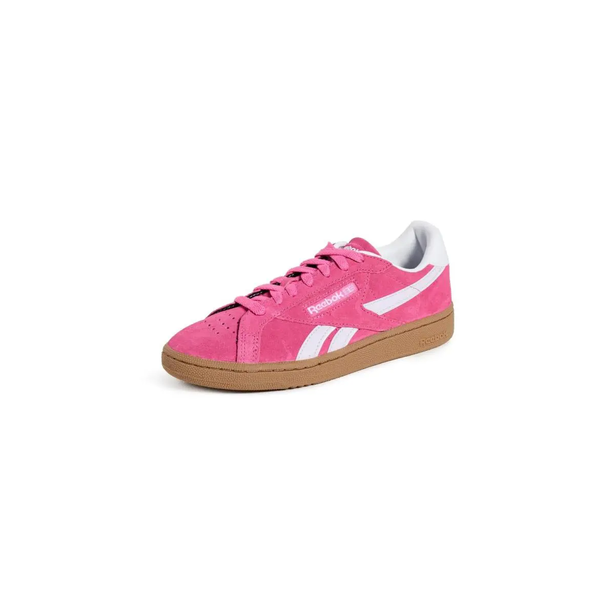 Reebok Women`s Club C Grounds UK Sneaker True Pink/digital Gleam/gum 7 7