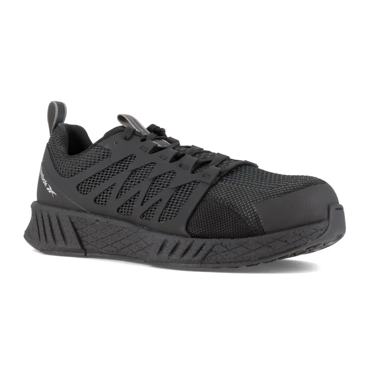Reebok Work Women`s Fusion Flexweave Work Eh Comp Toe Shoe - Black - 7.5 Wide