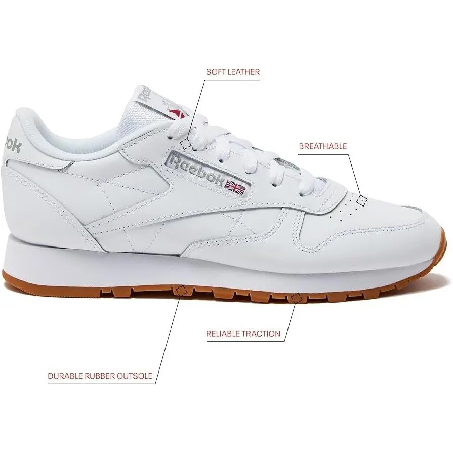 Reebok shoes - Reebok Classic Leather - Classic Leather - White 1