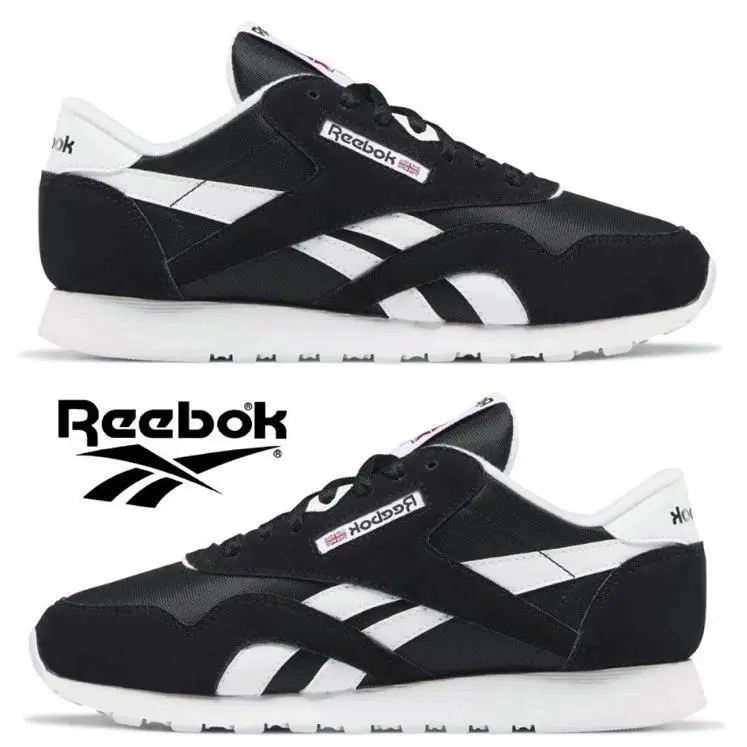 Reebok Classic Nylon Women’s Sneakers 100009251/GY7194 Black/white Sz:9