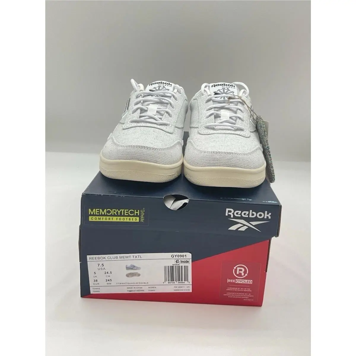 Reebok shoes - Reebok Club MEMT - Club MEMT - GY0901 - White (UPC: 195734545641) 6