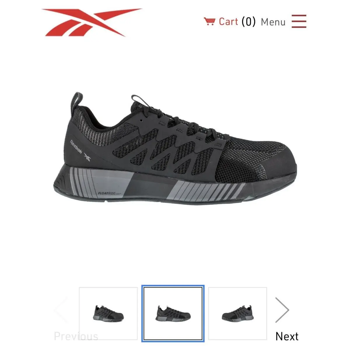 Reebok shoes - Reebok Fusion Flexweave - Fusion Flexweave - RB4310 - Black And Gray 5