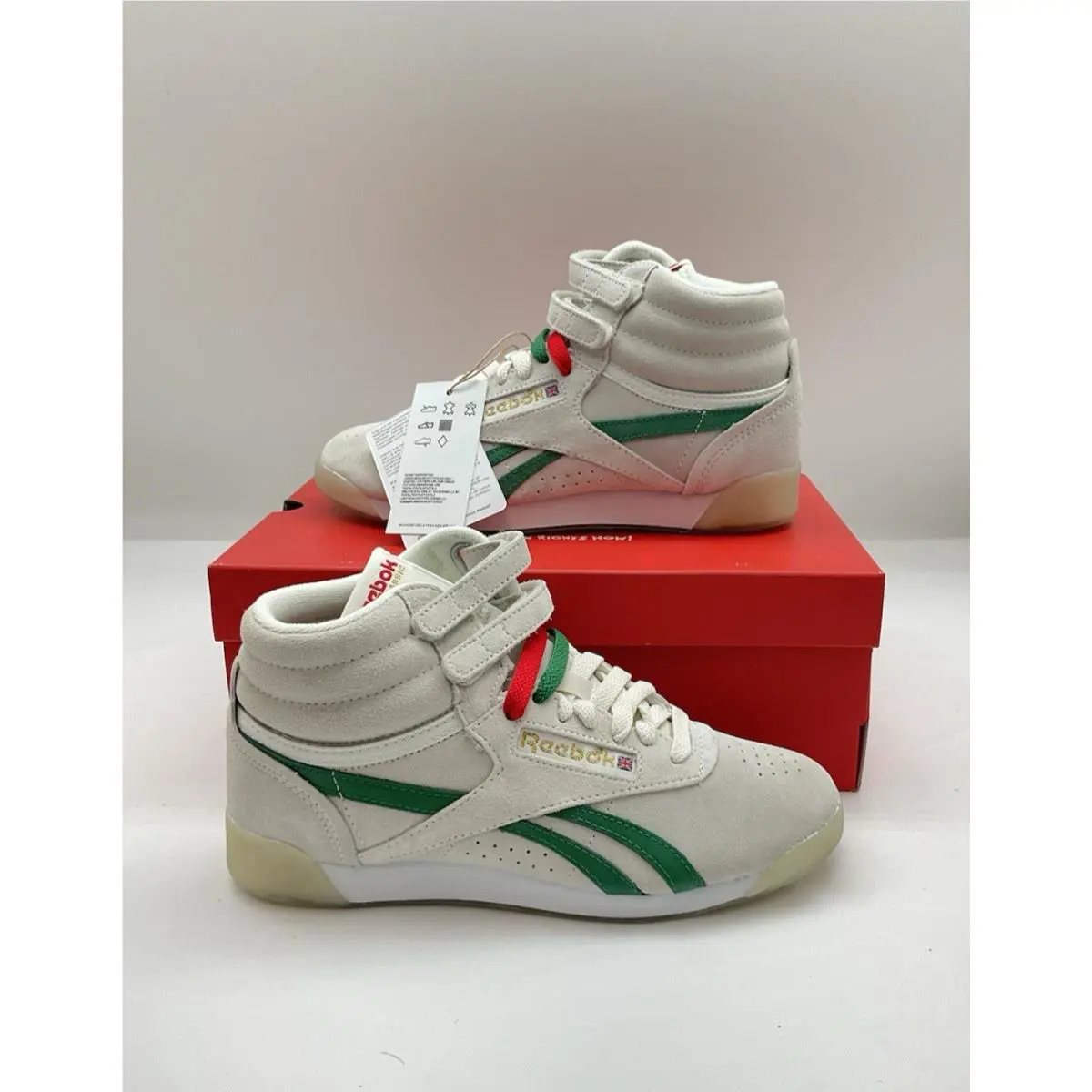 Reebok shoes - Reebok F/S Hi - HQ4142 - Chalk/Red/Green (UPC: 195747736258) 4