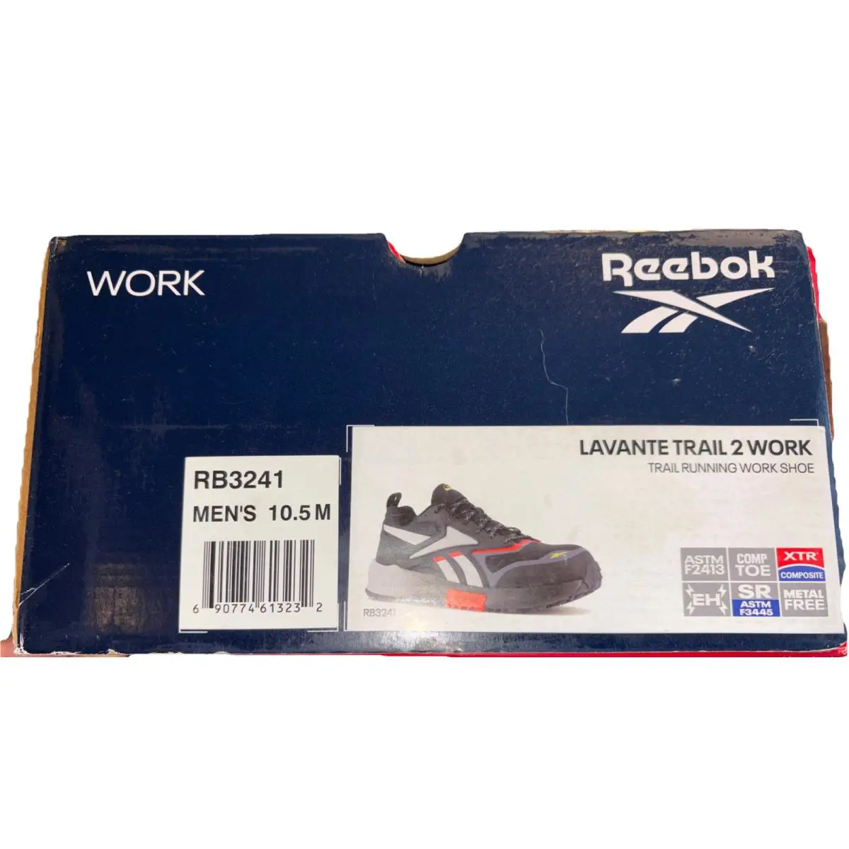 Reebok Work Lavante Trail 2 Work Trail Running Work Shoe - Men’s 10.5 M