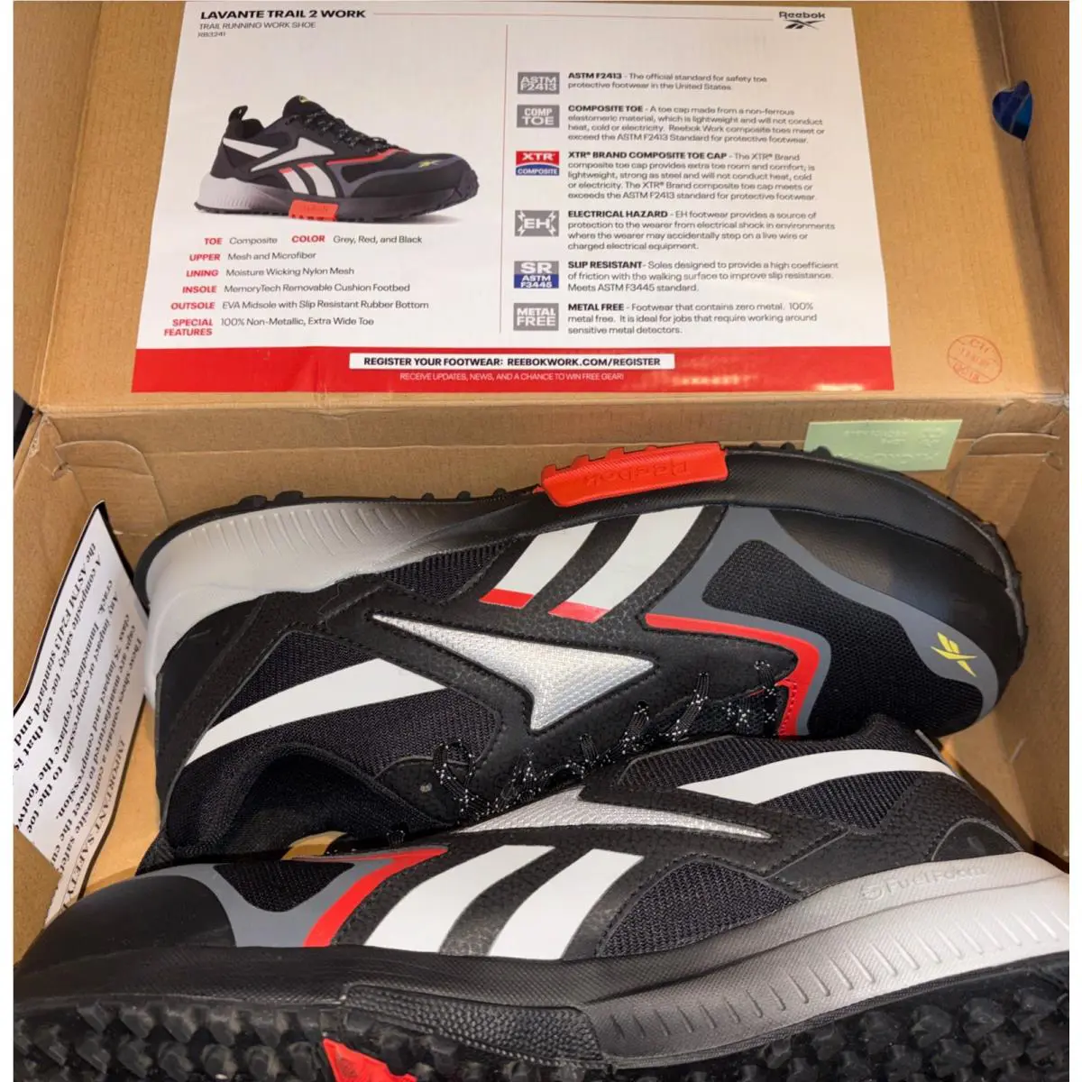 Reebok shoes - Black (UPC: 0690774613232) 3