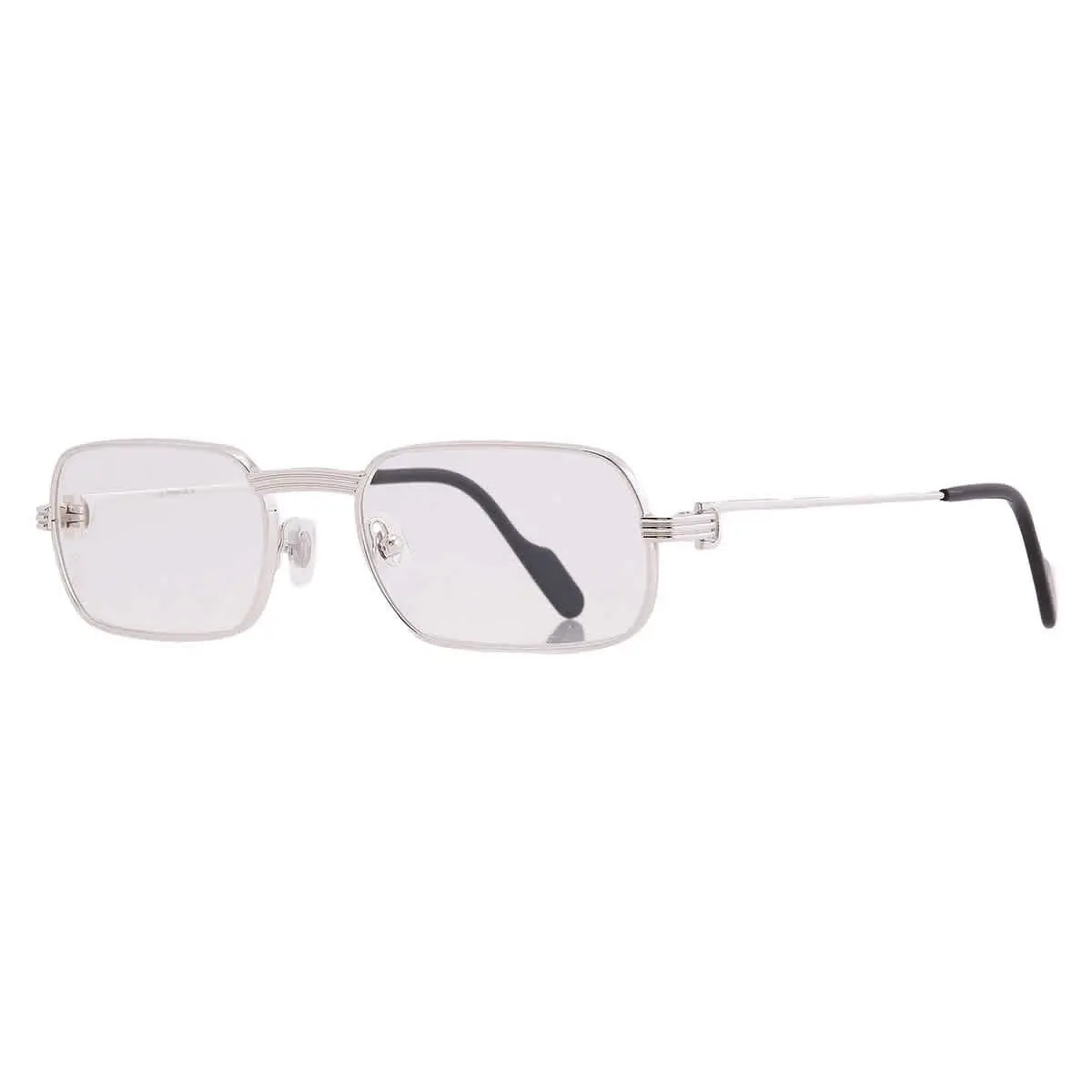 Demo Rectangular Men`s Eyeglasses CT0556O 002 55 CT0556O 002 55 by Cartier