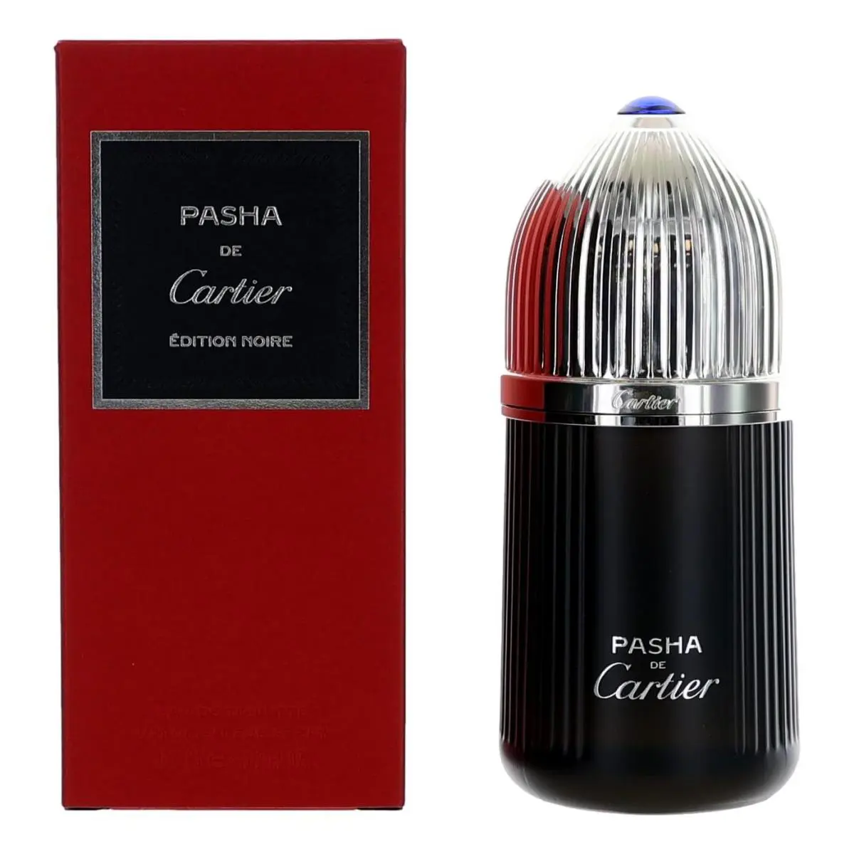 Pasha De Cartier Noire by Cartier Eau De Toilette Spray 3.3 oz For Men