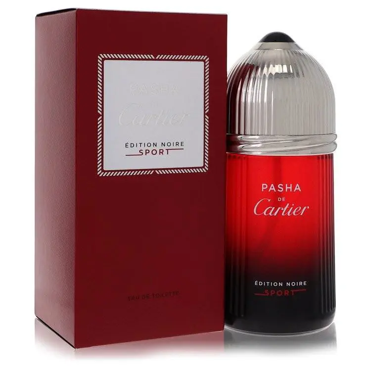 Pasha De Cartier Noire Sport by Cartier Eau De Toilette Spray 3.3 oz For Men Br