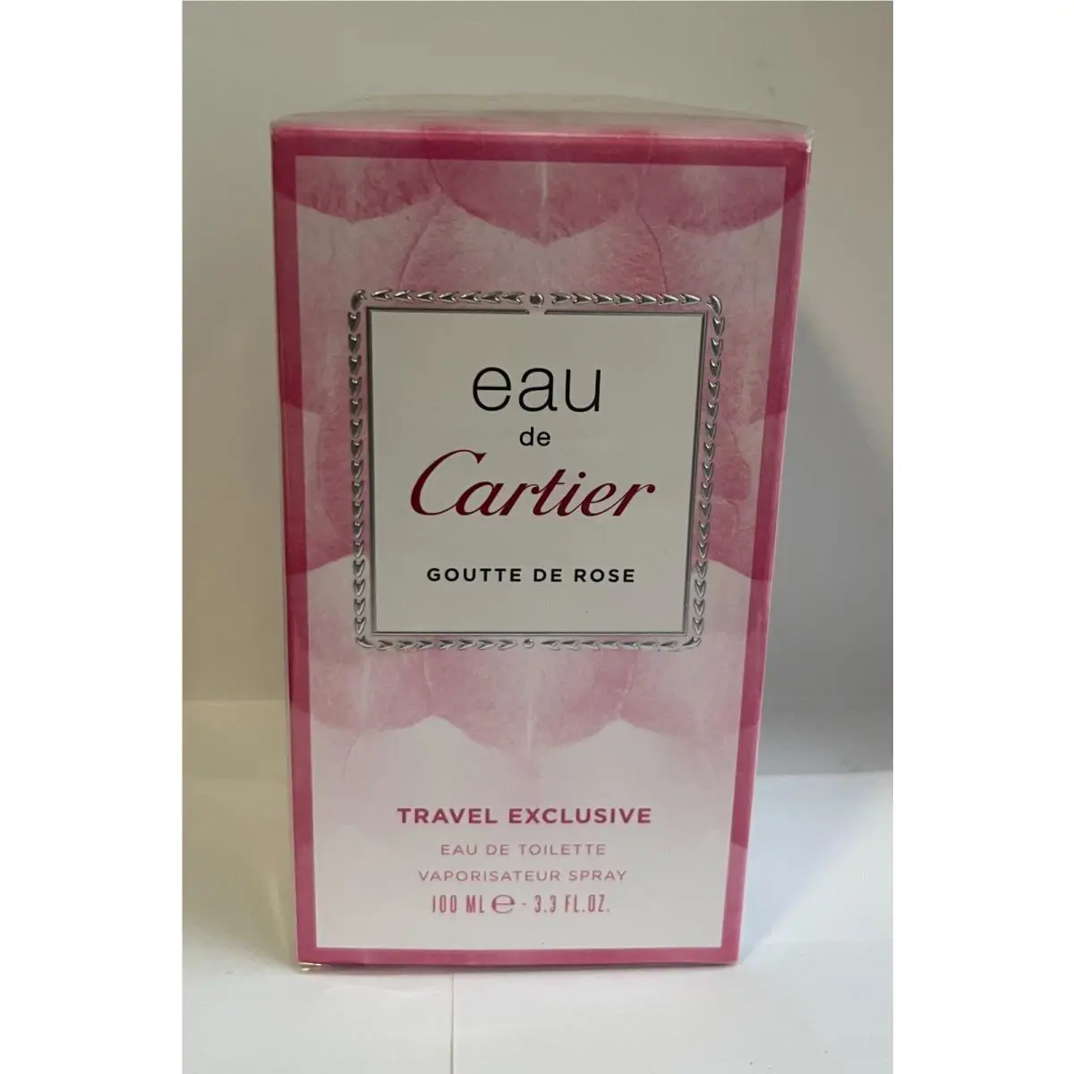 Eau DE Cartier Goute DE Rose 3.3 Oz- 100 ML Eau DE Toilette Spray