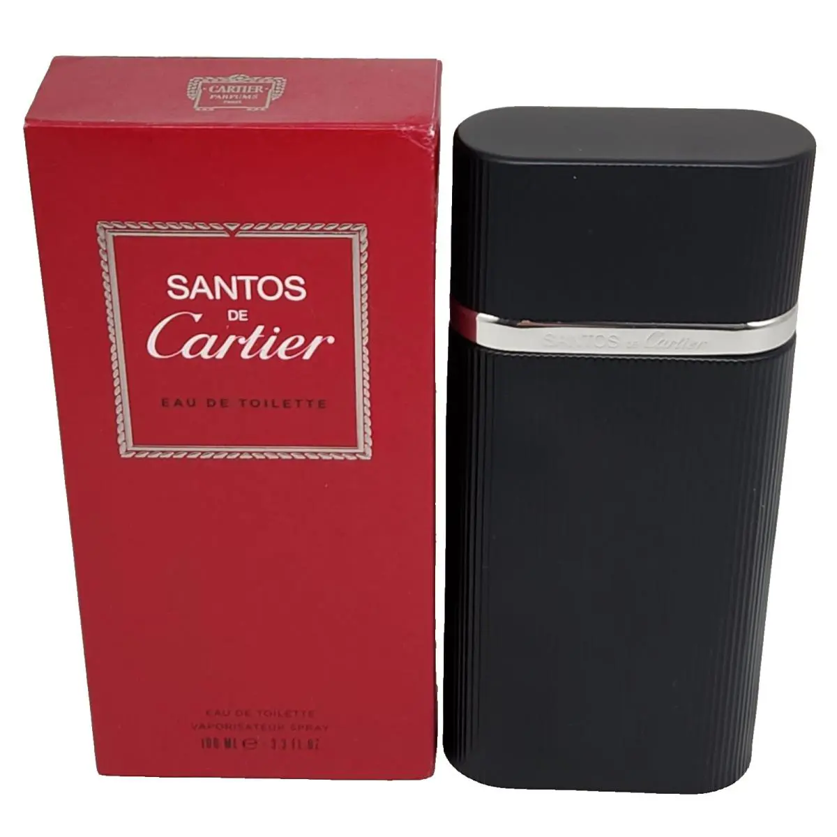 Cartier Santos De Cartier For Men Eau de Toilette Spray 3.3 fl oz