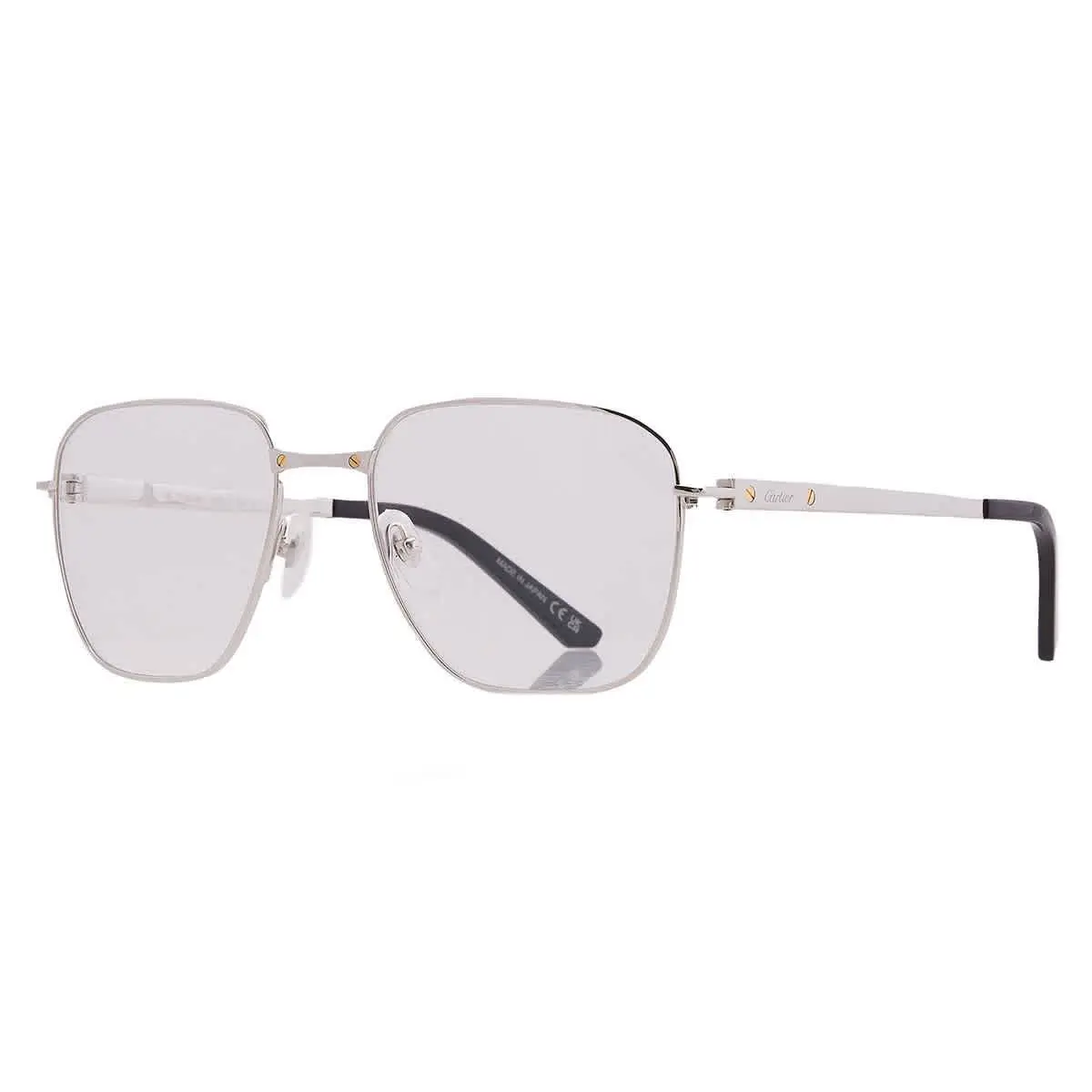 Cartier Santos de Cartier Demo Square Men`s Eyeglasses CT0553O 006 56