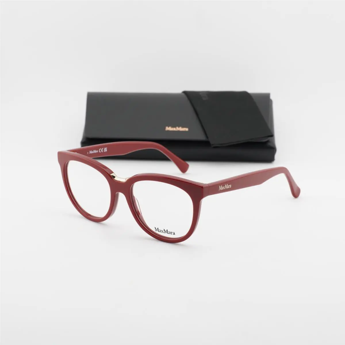 Max Mara MM5110 066 Shiny Red 52mm Eyeglasses
