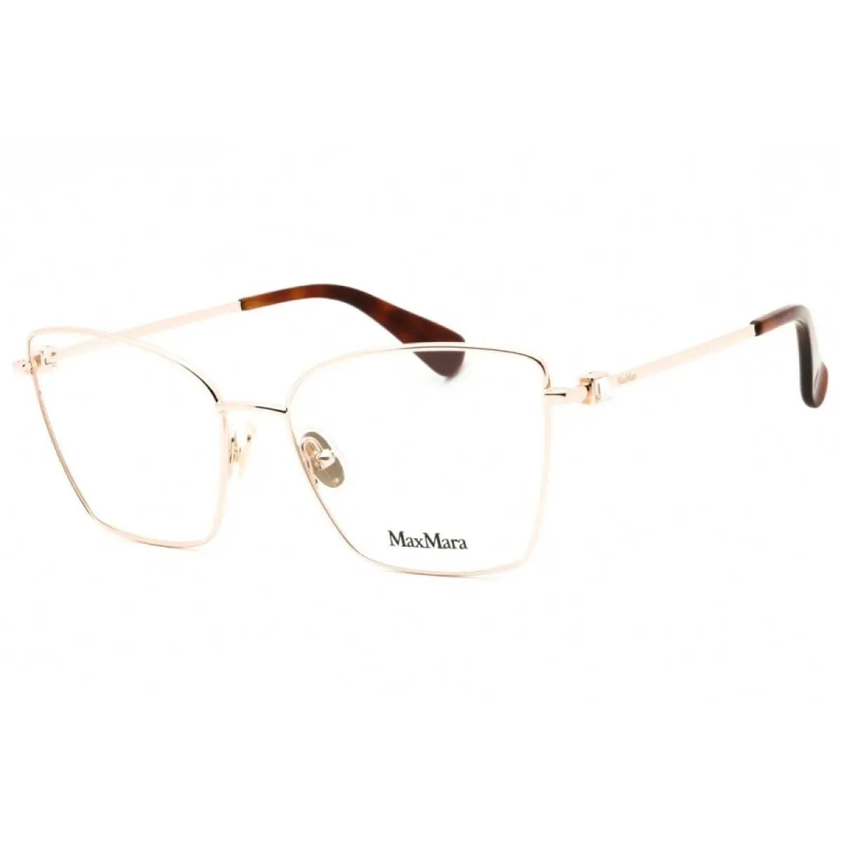 Max Mara MM5048 028 Shiny Rose Gold 55MM Eyeglasses 55-16-140
