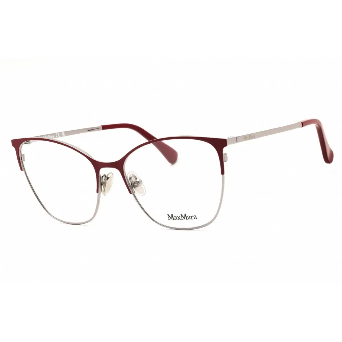 Max Mara MM5104 016 Shiny Palladium 55mm Eyeglasses
