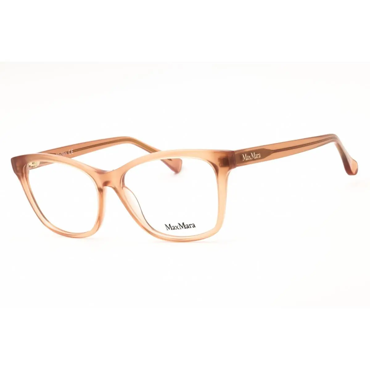Max Mara MM5032 045 Shiny Light Brown 54mm Eyeglasses