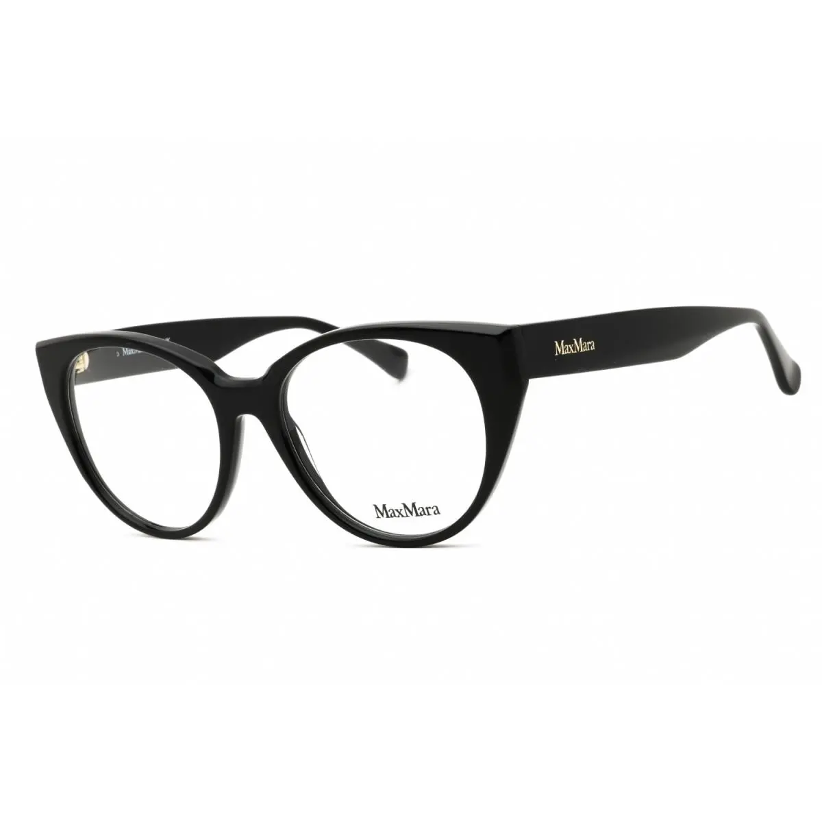 MM5161 001 Shiny Black 53mm Eyeglasses by Max Mara