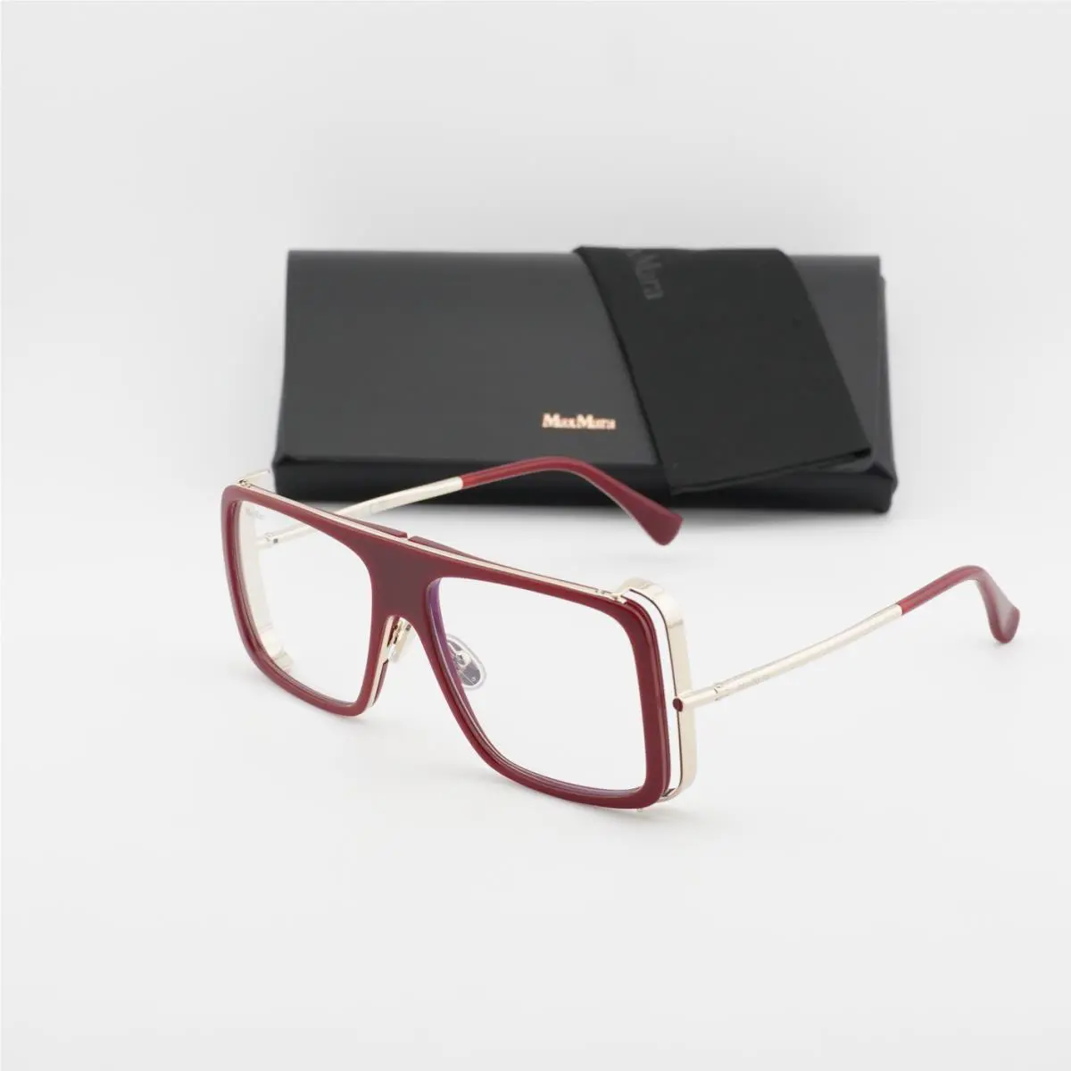 Max Mara MM5172-B 069 Shiny Bordeaux 55mm Eyeglasses