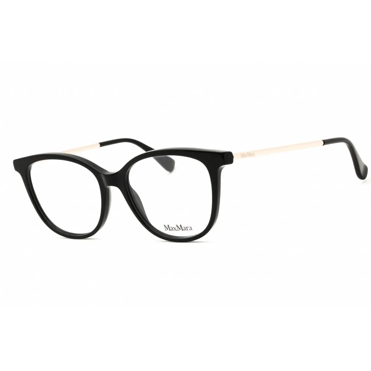 Max Mara MM5008 001 Shiny Black 52mm Eyeglasses