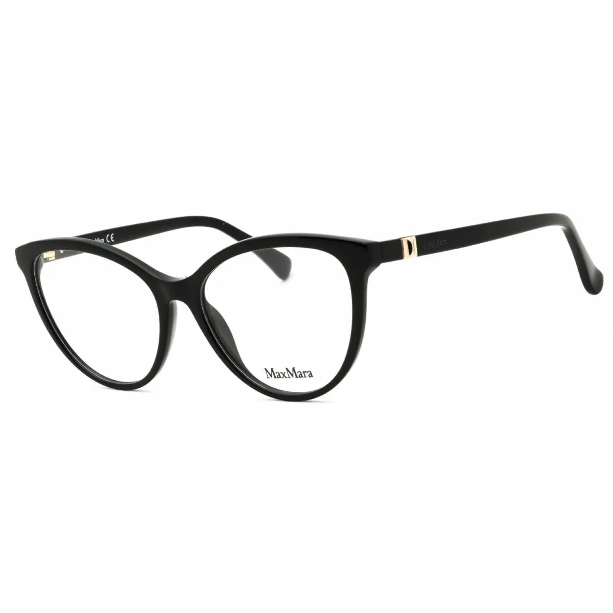 MM5024 001 Shiny Black 54mm Eyeglasses by Max Mara