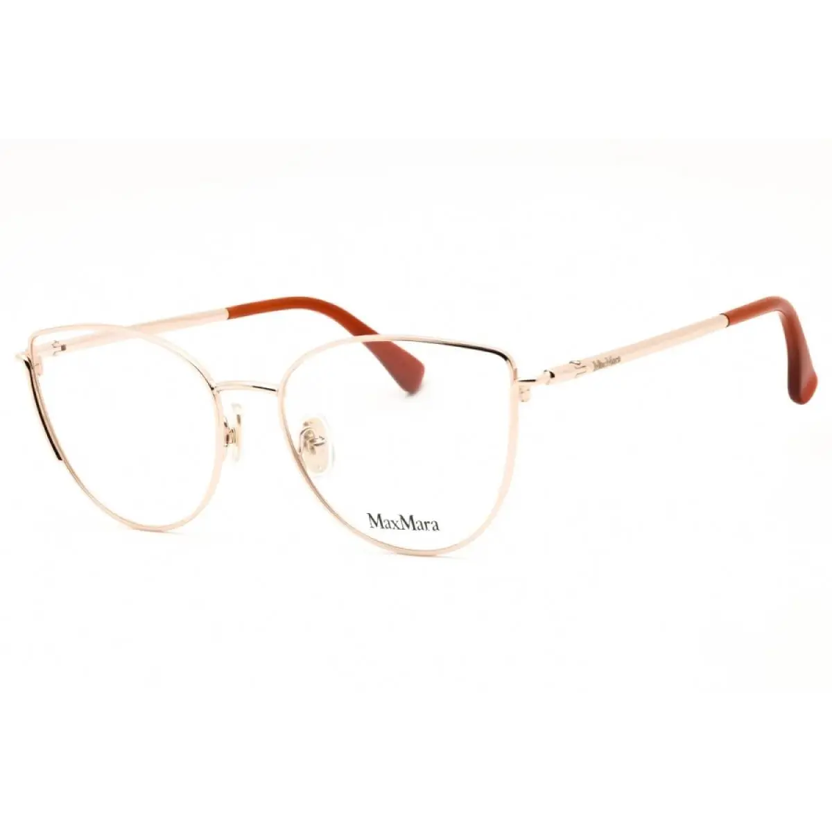 Max Mara MM5002 028 Shiny Rose Gold 54MM Eyeglasses 54-17-135