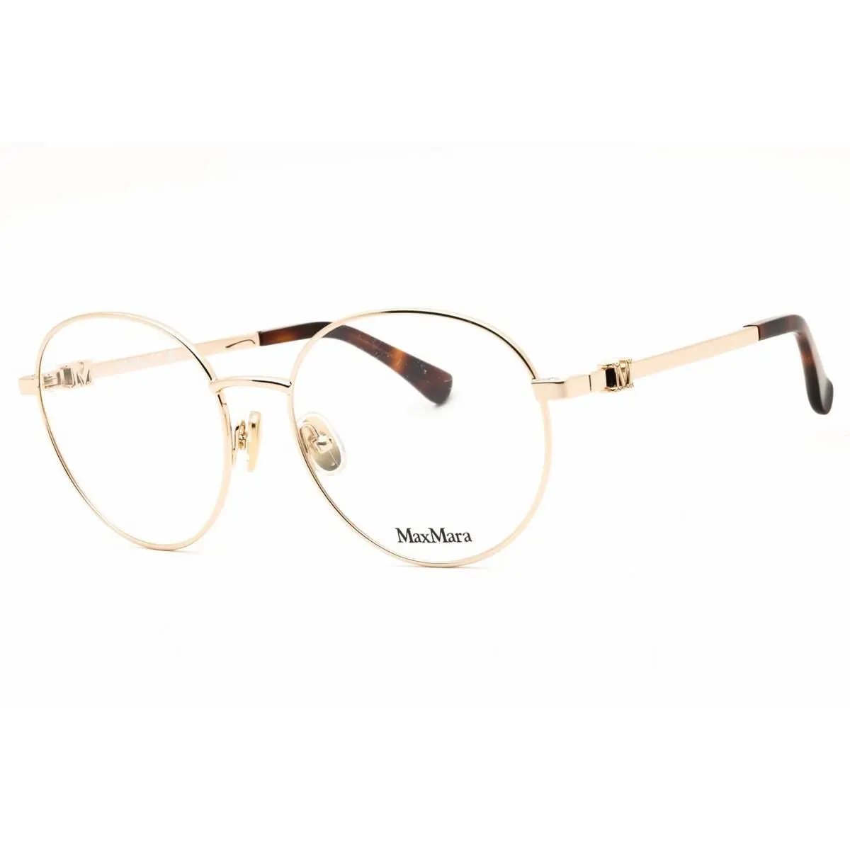 Max Mara MM5081-032-55 Eyeglasses Frame Size 55mm 18mm 140mm Pale Gold Women 88