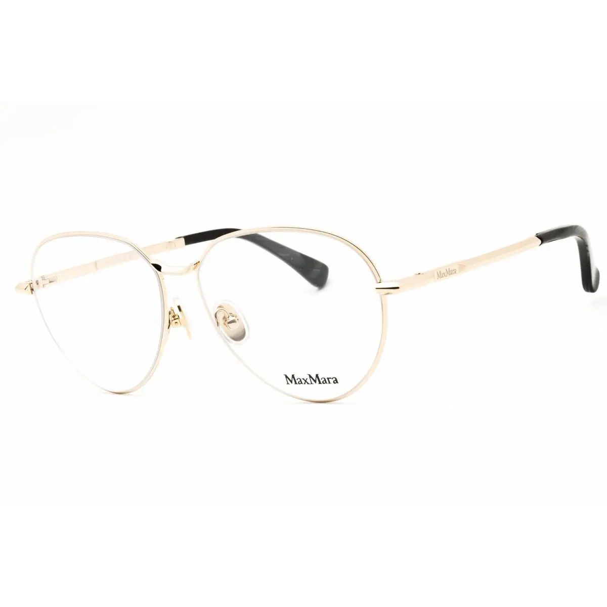 Max Mara MM5178-032-56 Eyeglasses Frame Size 56mm 14mm 140mm Pale Gold Women 88