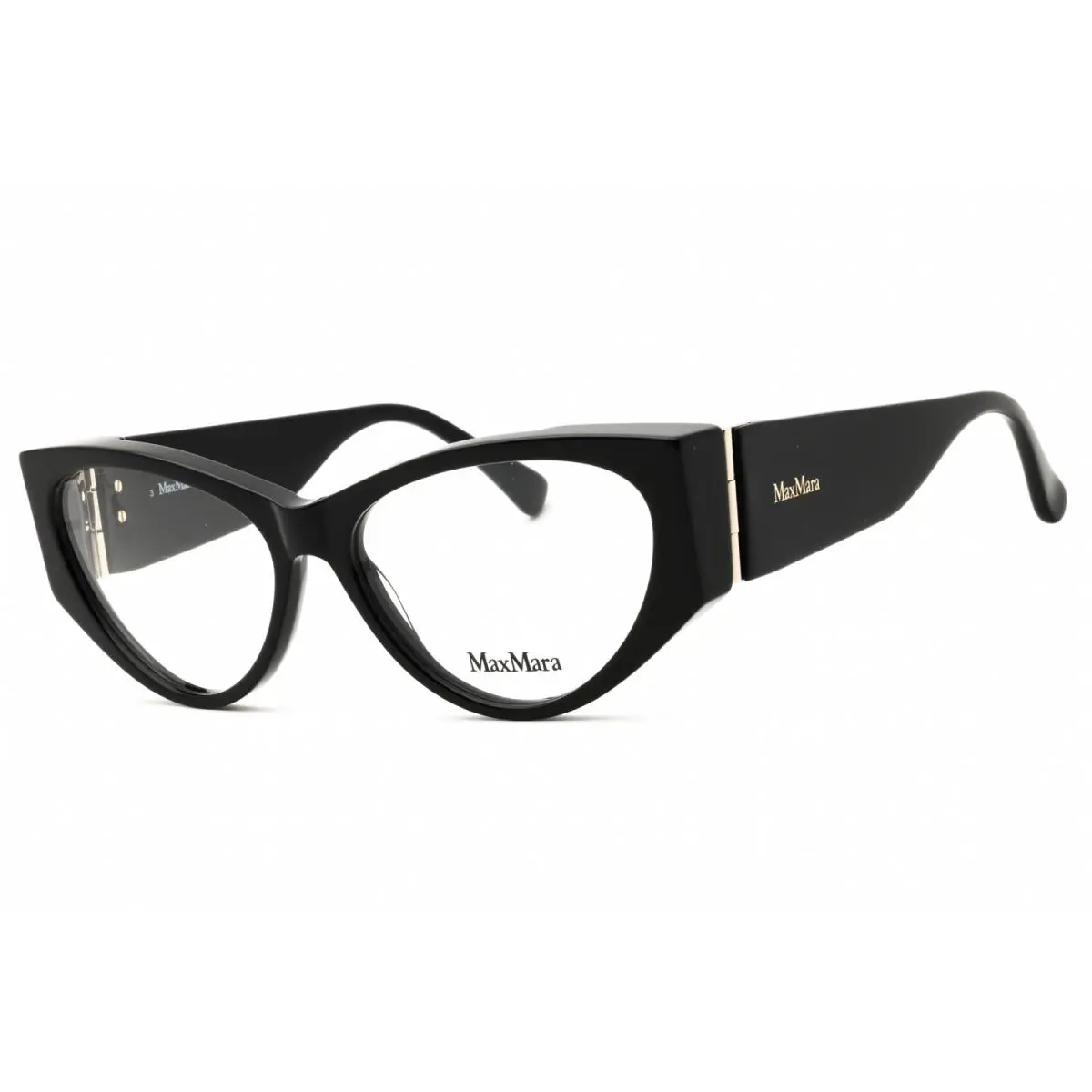 Max Mara Eyeglasses MM5174-001-55 Size 55/15/cat-eye W Case