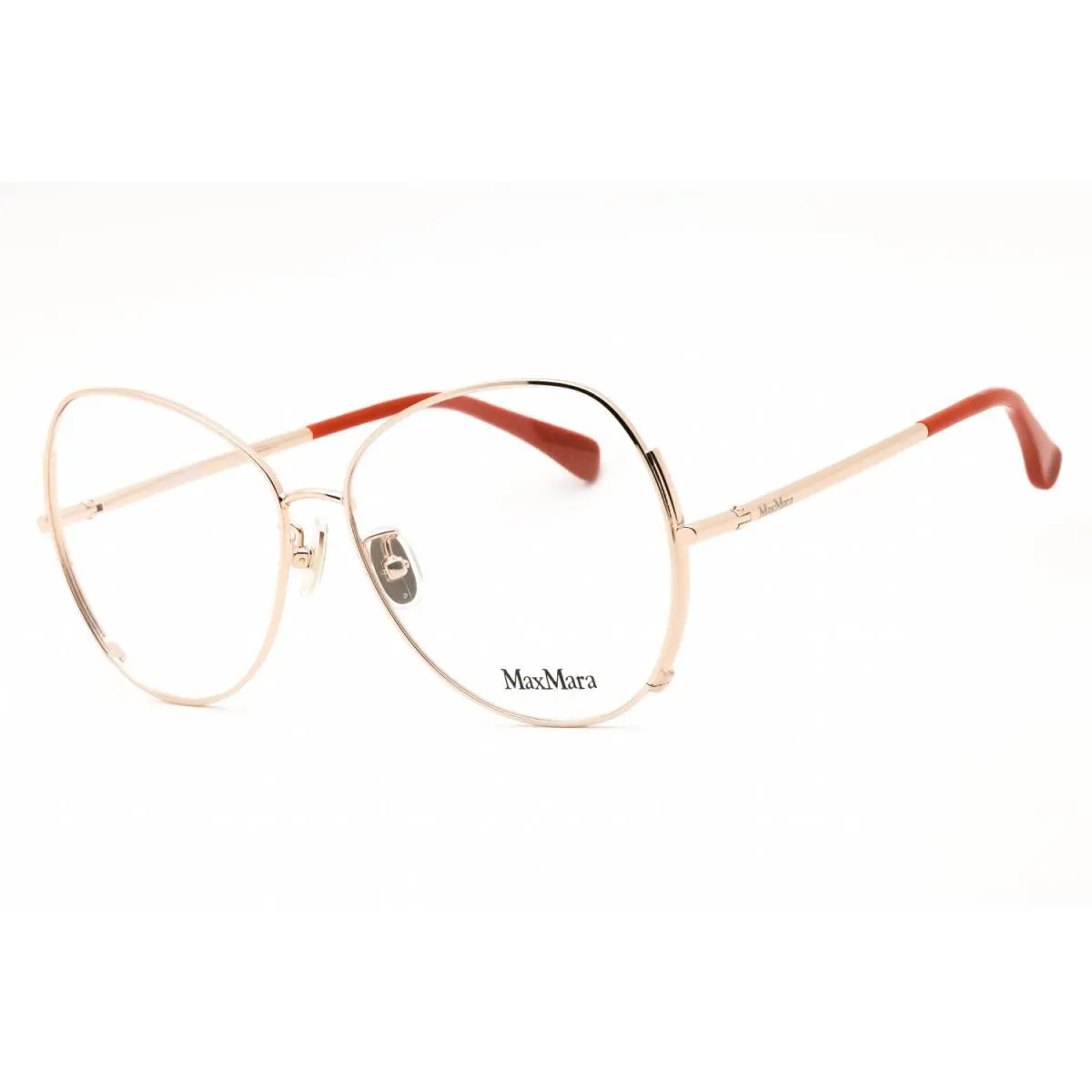 Max Mara MM5001-028-57 Eyeglasses Frame Size 57mm 14mm 140mm Rosegold Women 889