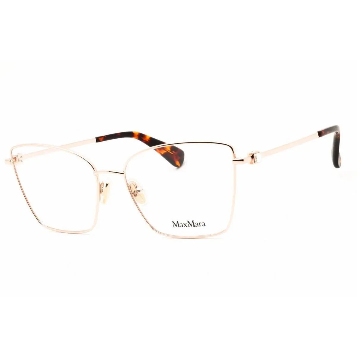 Max Mara MM5048-033-55 Eyeglasses Frame Size 55mm 16mm 140mm Pink Gold Women 88