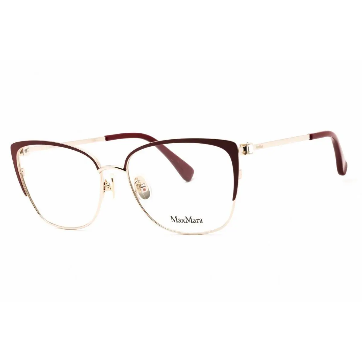 Max Mara MM5106-032-55 Eyeglasses Frame Size 55mm 16mm 140mm Pale Gold Women 88