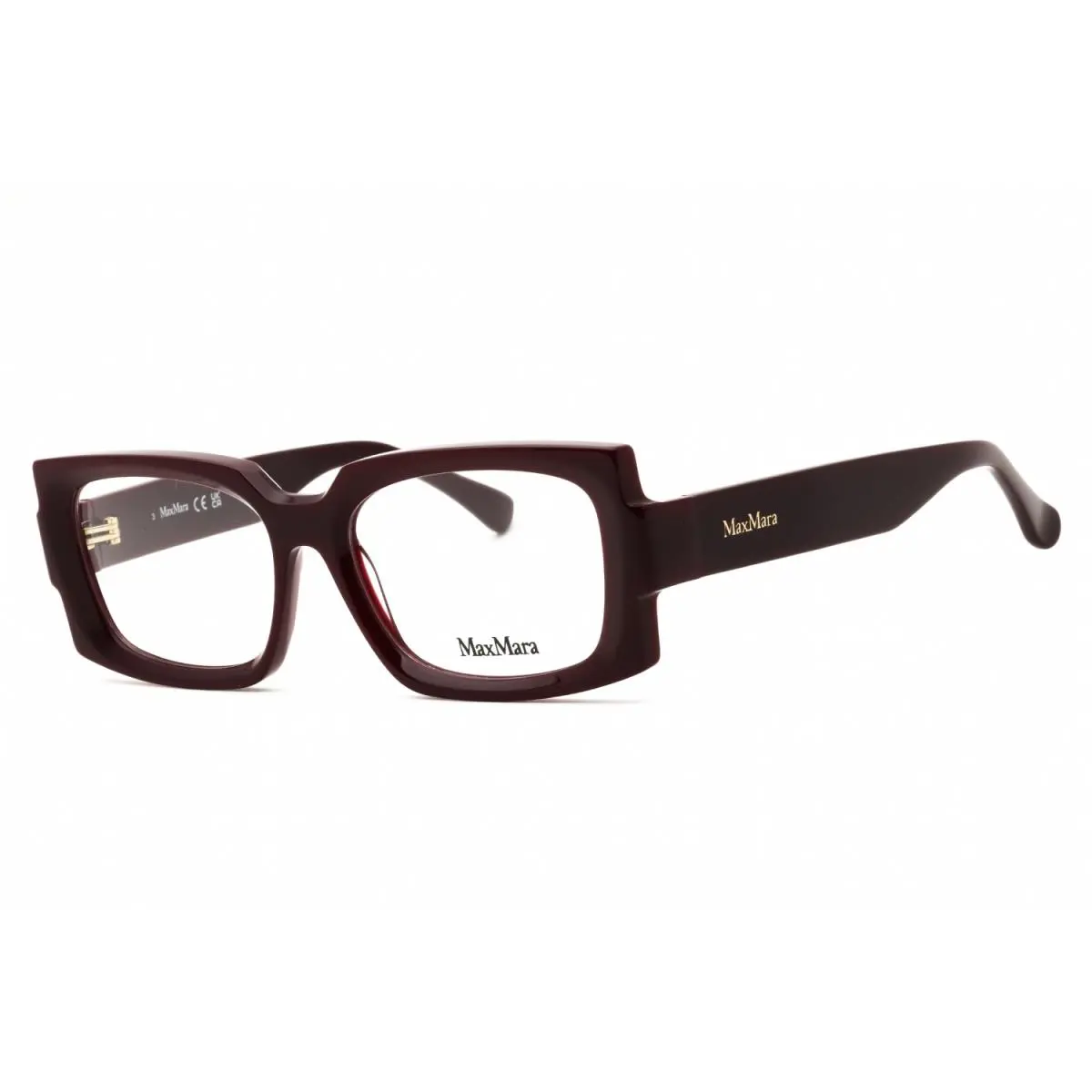 Max Mara MM5189-069-54 Eyeglasses Frame Size 54mm 16mm 135mm Bordeaux Women 889