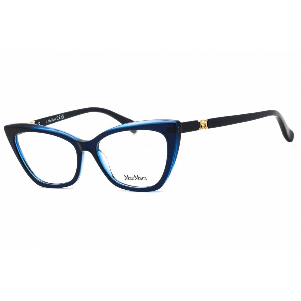 Max Mara MM5016-090-54 Eyeglasses Frame Size 54mm 15mm 140mm Blue Women 8892142
