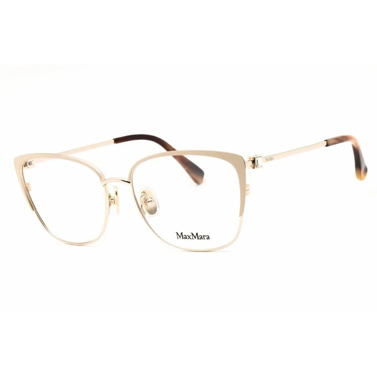 Max Mara MM5106-028-55 Eyeglasses Frame Size 55mm 16mm 140mm Rose Gold Women 88