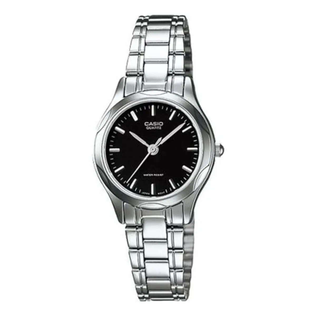 Casio Women’s Black Dial Stainless Steel Bracelet Watch - LTP‑1275D‑1A