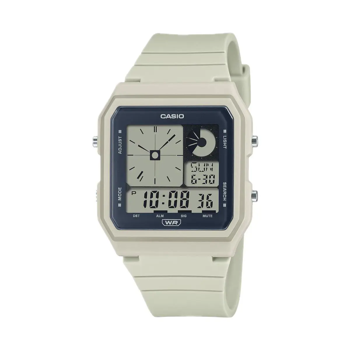 Casio Women`s Digital Sport Watch with Beige Case - LF-20W-8ACF