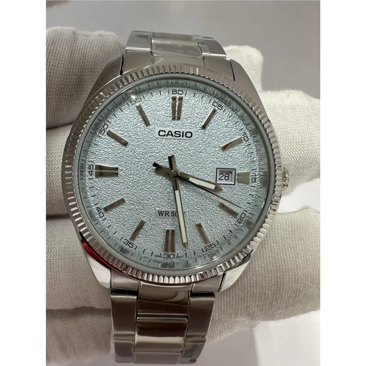 Casio MTP1302DA-2A2 Light Blue Dial Men’s Watch